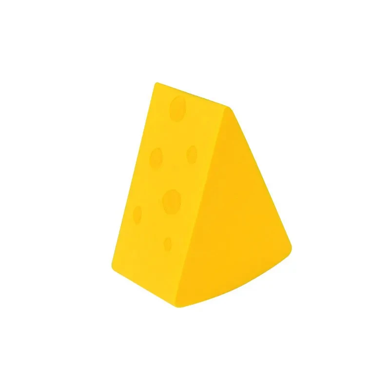 Soft Cheese Puff Maquiagem Esponja, Triângulo Fan Tool, Ferramenta de beleza, Smooth Blenty, Maquiagem úmida e seca, Possua sua etiqueta, Logotipo personalizado