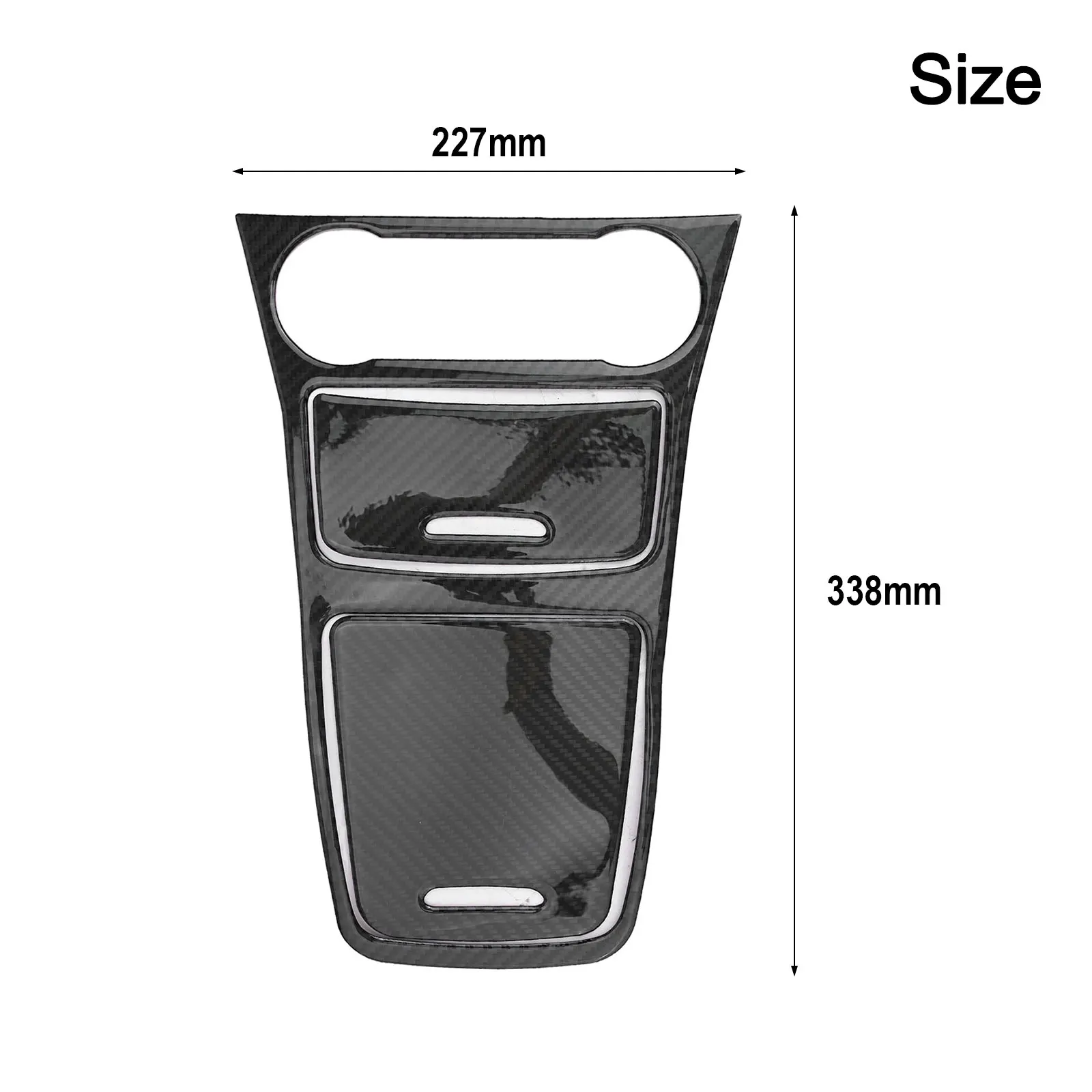 

Center Console Cover Trim in Carbon Fiber for Mercedes For Benz GLA CLA Class 2013 2018 Luxury Interior Accessory