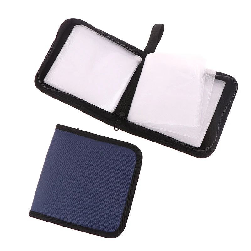 **1Pc 40Tablets CD DVD Discs Oxford Handbags Storage Case CD/DVD Case CD Case Storage DVD Organizer Case DVD Booklet Holder