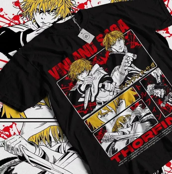 

Vinland Saga T-Shirt Thorfinn Vinland Askeladd Anime Exclusive Shirt All Size