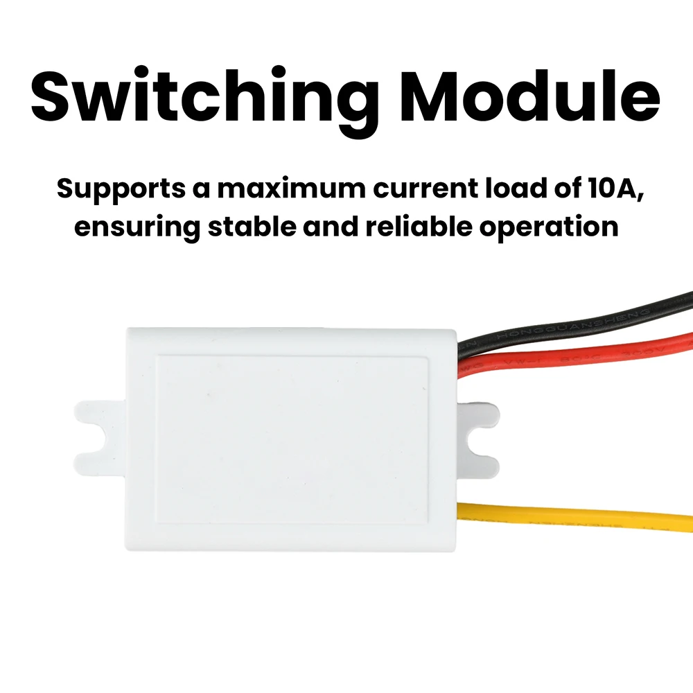 AC 220V 10A 5/20-Minute Delay Switch Relay Module with Timed Auto-Shutdown for Lighting & Exhaust Fans Automatic Control