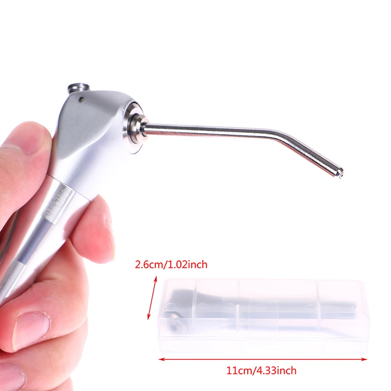 New Dental Air Water Spray Triple 3 Way Syringe Handpiece + 2 Nozzles Tips Tubes For Dental 3 Way Air Water Spray Triple Syringe