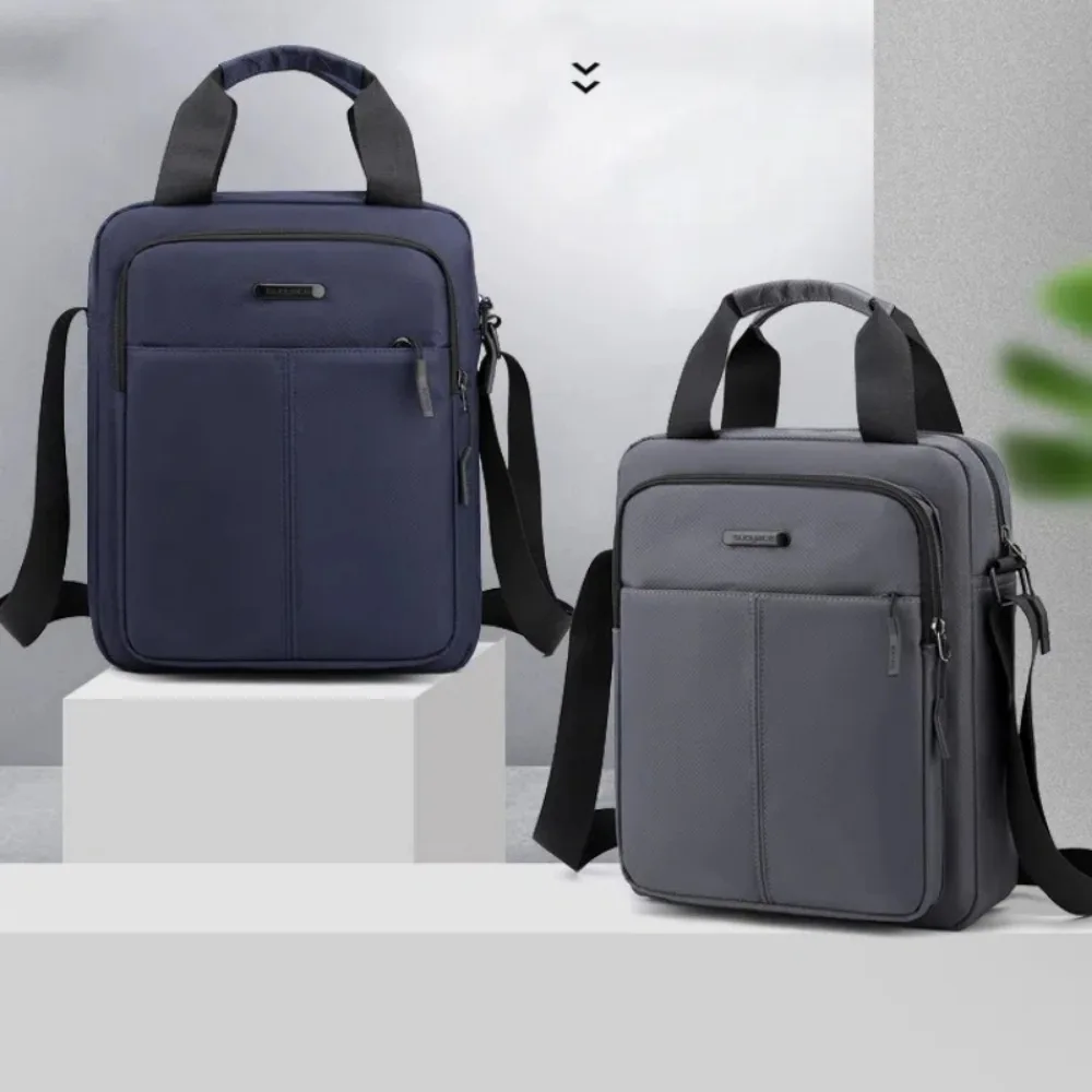 

Casual Nylon Men's Shoulder Bag High Capacity Top Handle Messenger Bag Sling Bag Bussiness