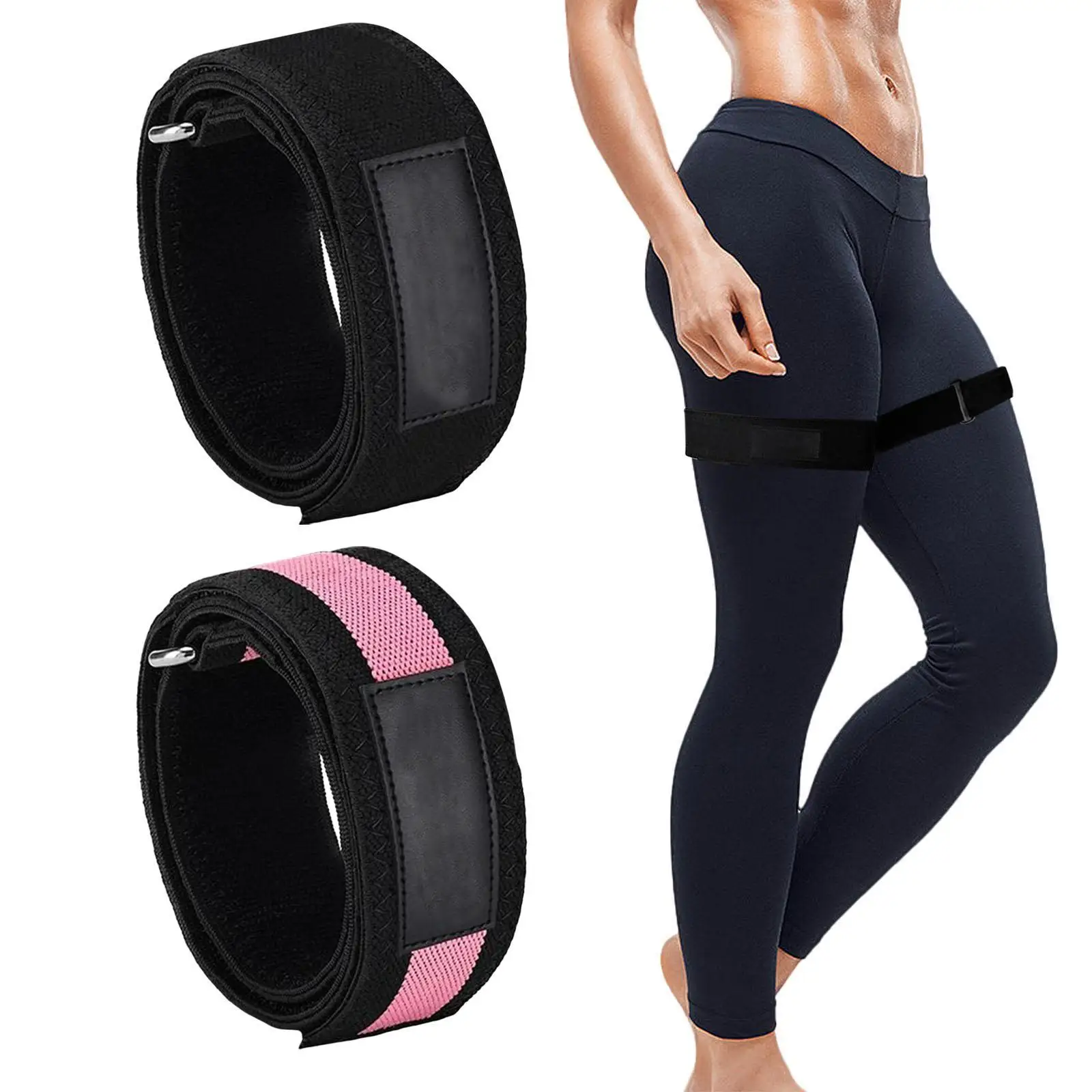Banda para glúteos, correa elástica portátil para ejercicio, banda para el muslo, banda para glúteos para principiantes, profesionales, mujeres, hombres, Fitness, gimnasio en casa, entrenamiento