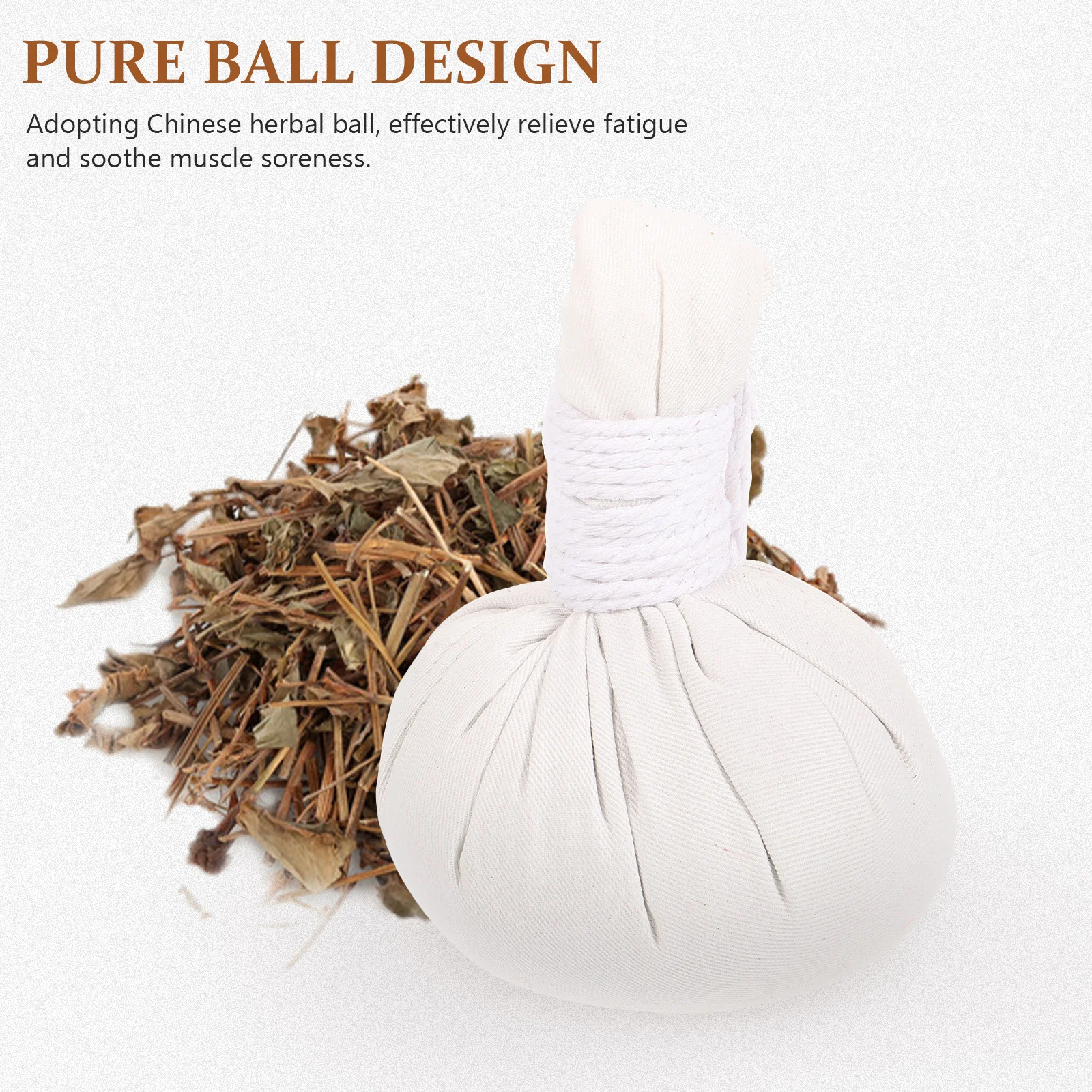 2pcs Chinese Herbal Pouches Spa Massage Pouches Herbal Massage Balls Warming Bags Thai Massage Balls Bath Compress Balls