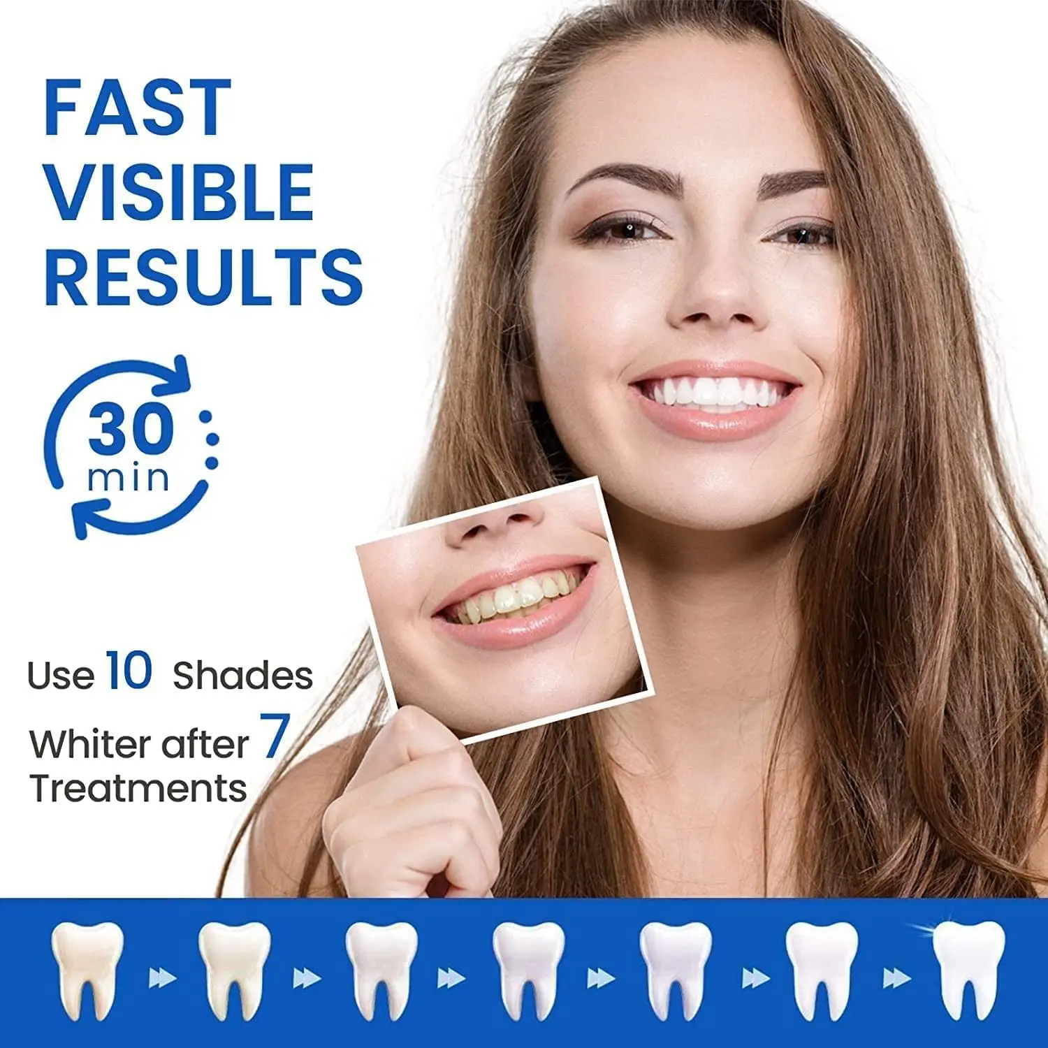 28 Pairs 5D White Teeth Whitening Strips Stain Removal Oral Hygiene Care Professional Effects White Tooth