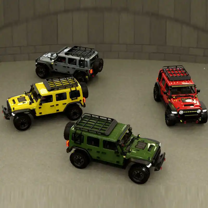 CK5811 Wrangler 1:7 Kletterauto RC ferngesteuertes Auto simuliertes Geländewagen elektrisches Allradantrieb bürstenloses Spielzeug