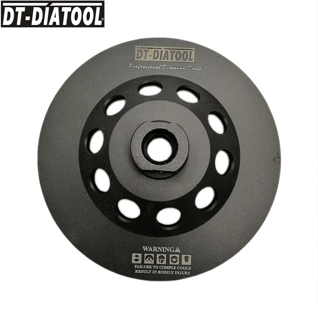 DT-DIATOOL-Diamond Grinding Wheel Double Row Cup M14 Thread for Concrete Hard Stone Granite Marble 1pc Diamond Cup Grindig Disc