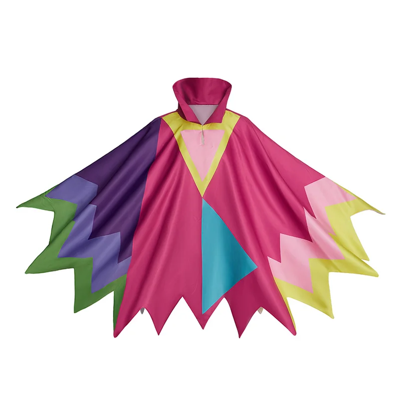 Game Undertale Spamton Cosplay Deltarune Spamton Neo Costume Colorful Stand Unisex Collar  Cape Cloak