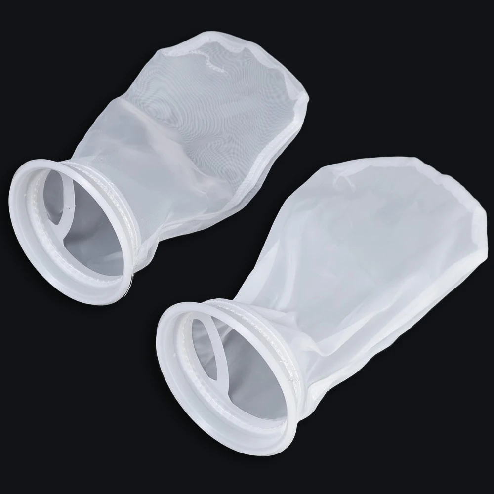 80/200Mesh Multifunction Nylon Filter Sump Bag Aquarium Filter Socks Bags With Frame Reusable Fish Tank Filtration Accessories