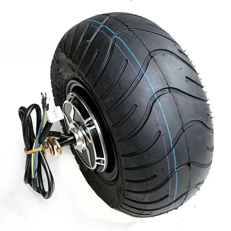 Modified electric scooter 48V/60V800W brushless motor wheels with 13X6.50-6 inch tires