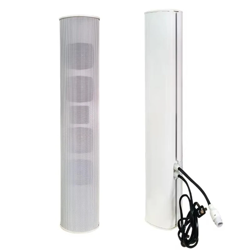 TCP/IP/SIP protocol emergency paging broadcast call 60w waterproof outdoor indoor IP wall-mounted network array speaker