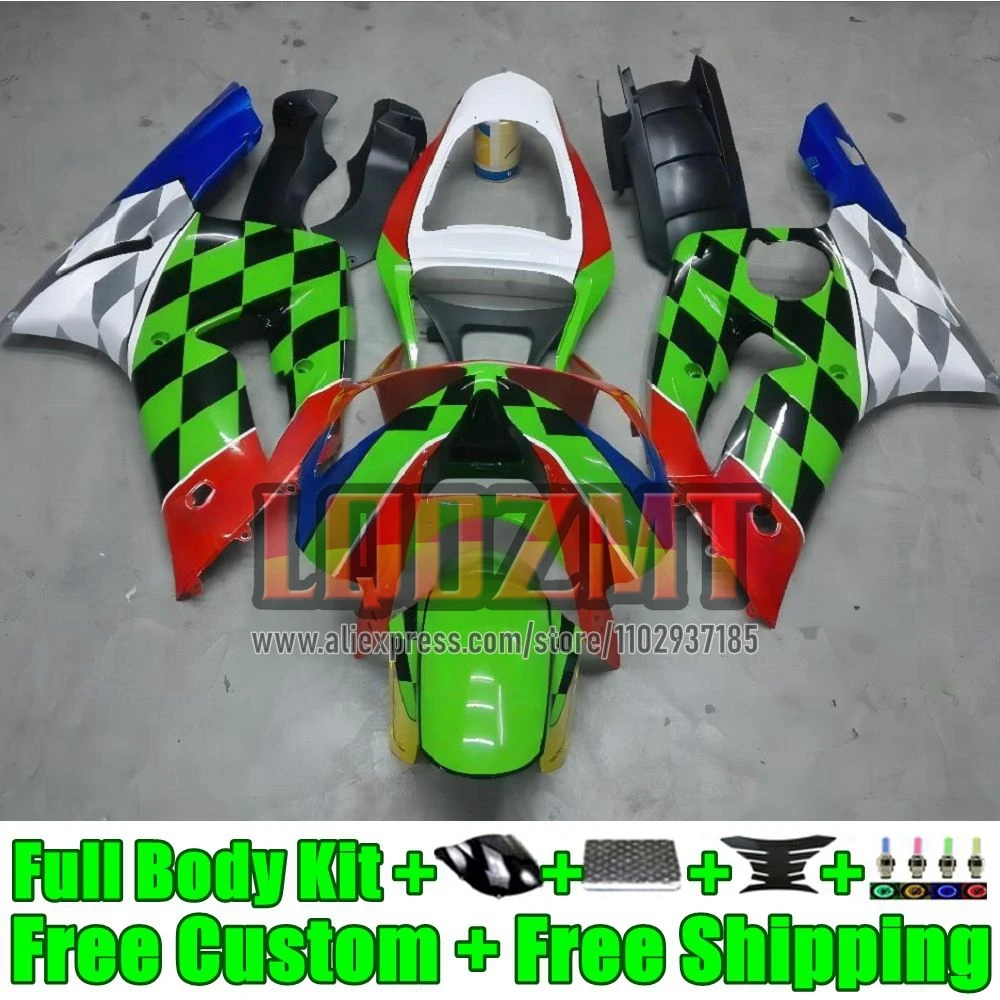 Stock Green Injection Body For KAWASAKI NINJA ZX-636 ZX-6R 37No.0 ZX 6R 636 6 R 600CC ZX636 ZX6R 2003 2004 ZX600 03 04 Fairing