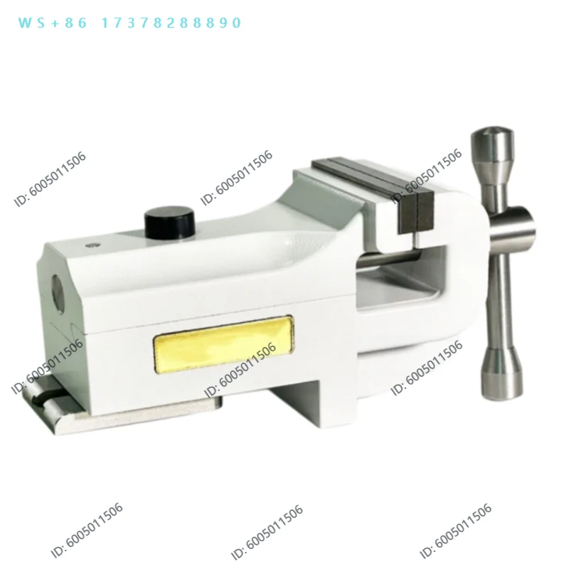 Heavy Duty Mini Table Vise Adjustable Screw Clamp Anti-Scratch Rubber Jaws Portable Bench Vice for Watchmaker Jewelry Craft