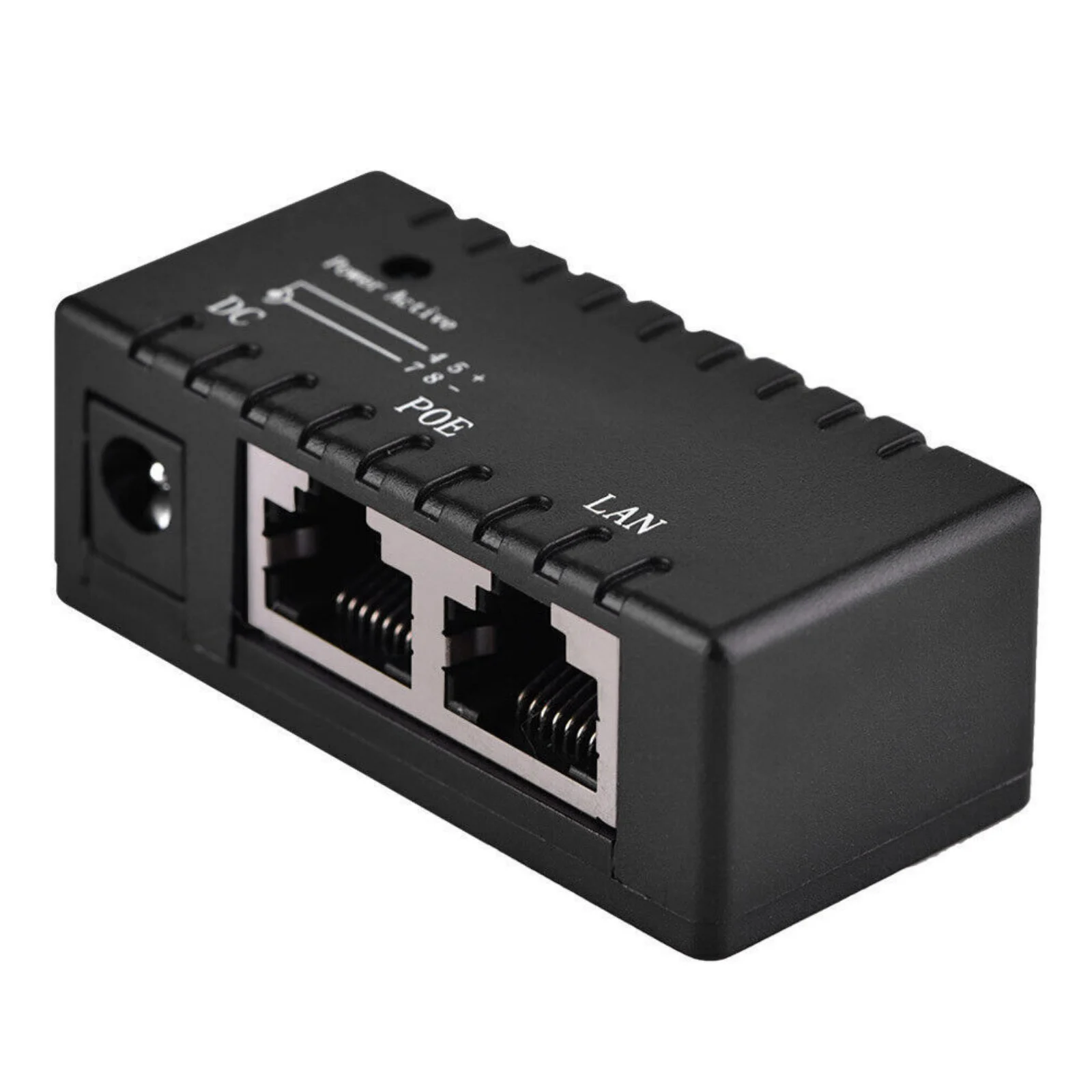 10/100Mbps 5V 12V 24V 48V/2A POE Injector Power Splitter For IP Camera Power Over Ethernet Injector Adapter Module Accessories