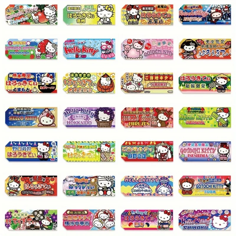 10/50PCS Sanrio Mixed Stickers Cute Hello Kitty Stickers HelloKitty Decals DIY Phone Luggage Laptop Guitar Sticker Kids Toy