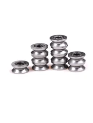 10pcs Micro Bearing V623 V624ZZ U623ZZ U624ZZ U604ZZ U-groove V-groove Over Line Pulley