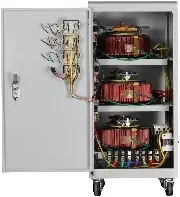 Factory price automatic voltage stabilizer 20kva 3 three phase AVR 380v  20kva voltage regulators/stabilizers Led Display