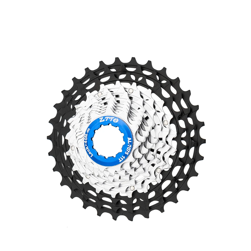 ZTTO 11/12 Speed Ultraight Road Bike Cassette Black-silver 11s 28T Sprocket 11-30T 11-32T 11-34T Freewheel Gravel Cassette K7