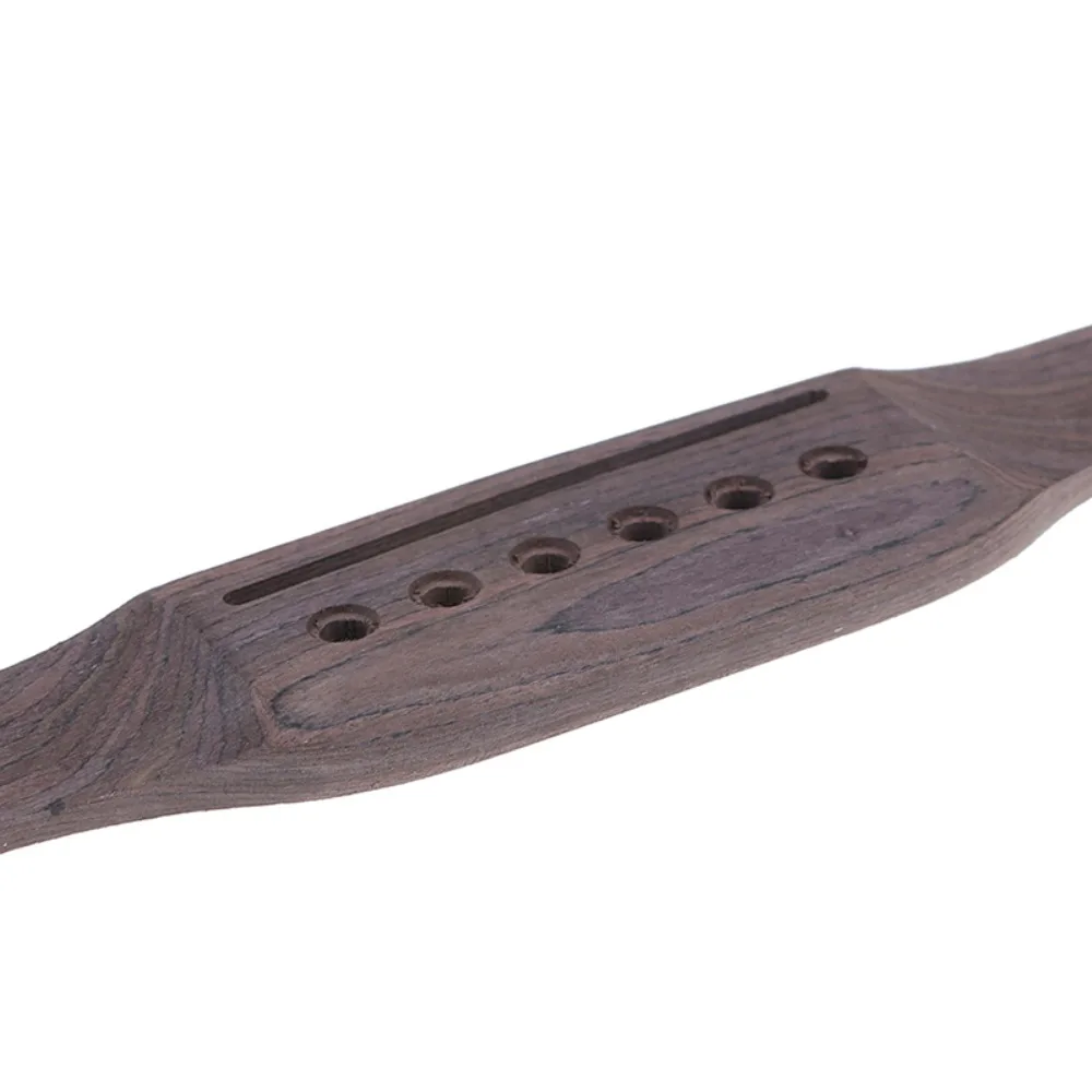 

Guitar Parts Rosewood Bridge for Acoustic Guitar Accessories Wooden Guitar Bridge for Acoustic Guitar Rosewood Reddish Brown