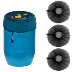 Red de cubierta de malla para barriles de lluvia, cubierta de cubos de recolección de agua, tapa de protección de tanque de agua, Cubo de recolección de agua, 60CM, 1 pieza