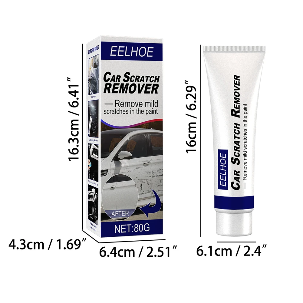 20/80ml Car Scratch Remover Auto Body Compound Polishing Cleaner Car Anti Scratch Cream Auto Polishes Care Repair Tool