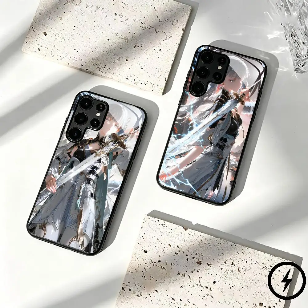 Wuthering Waves Jinhsi Phone Case For Samsung S26 S25 S24 S23 S22 S21 S20 Plus Ultra Fold A Glass Magnetic Case