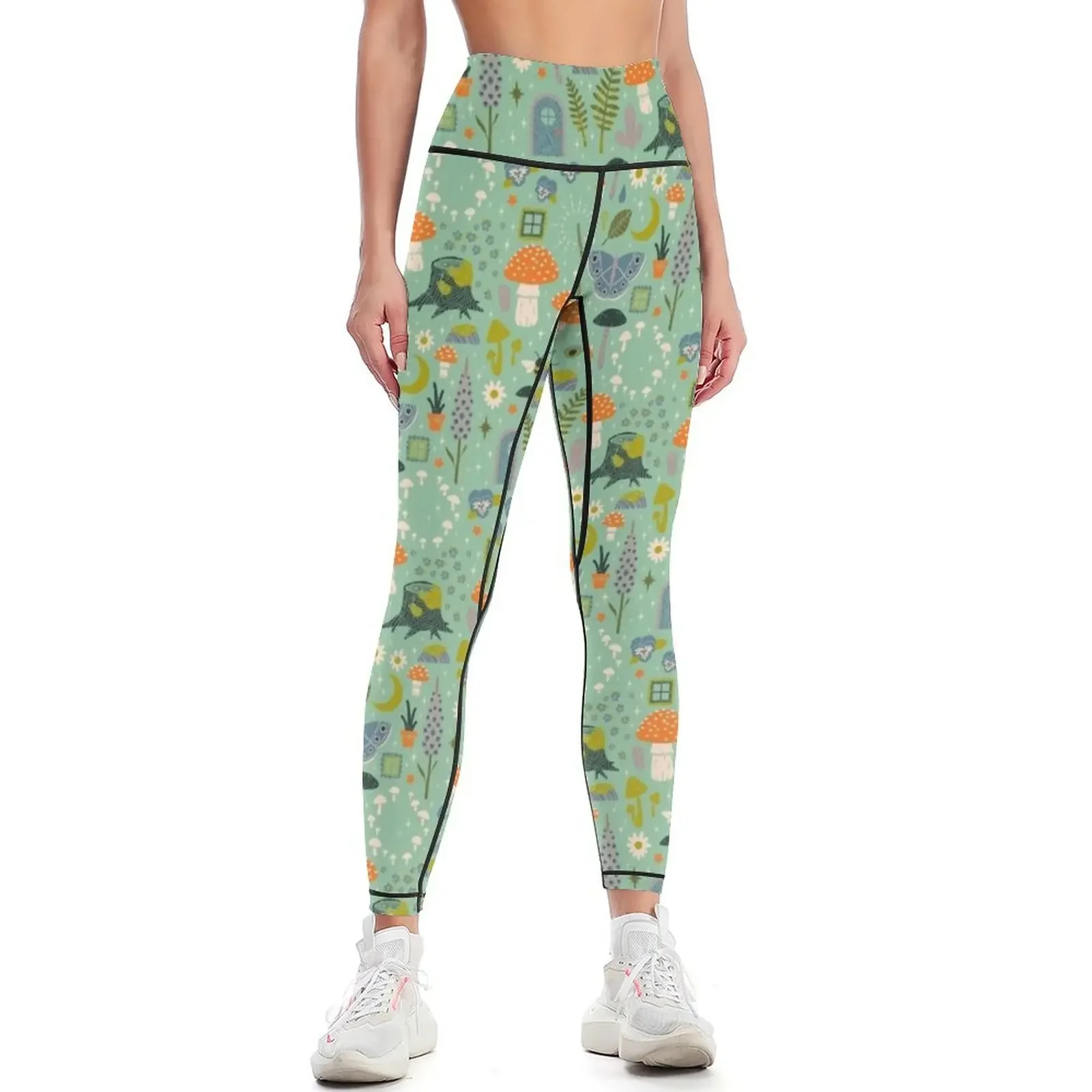 

Fairy Garden Leggings jogging pants Sweatpants legging gym gym top Womens Leggings