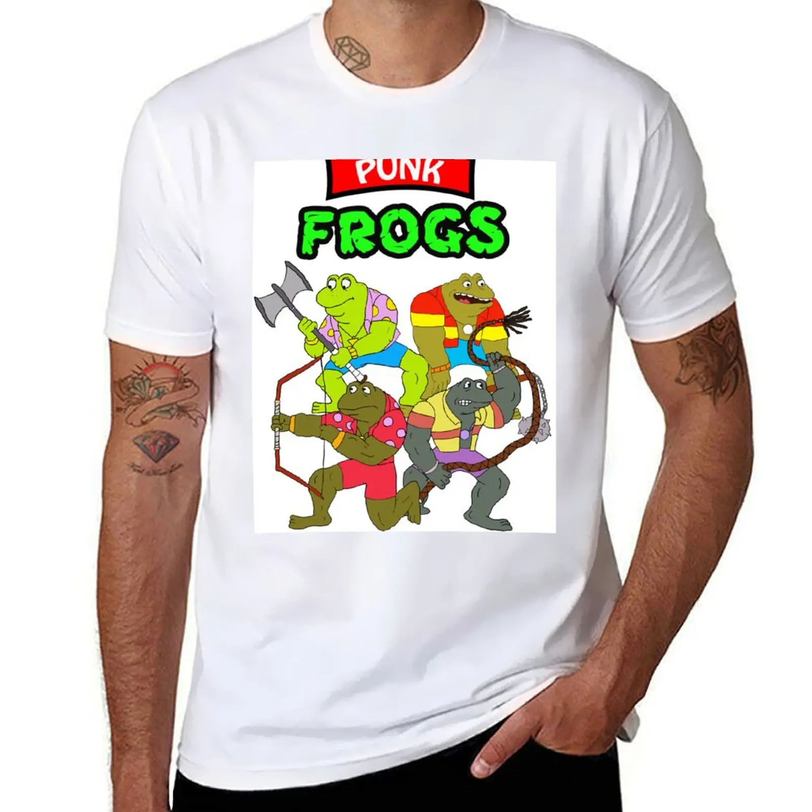 

The punk frogs T-Shirt t shirts for man graphic cars man graphic t shirt