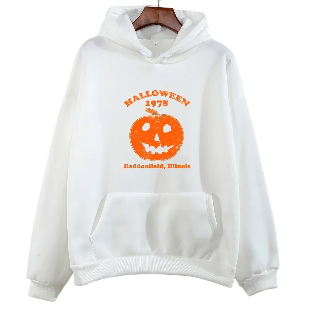 Michael Myerss Haddonfield High School Vintage Sweatshirt Female Male Casual Clothes Autumn Warm Fleece Hoodie Long Sleeve Tops