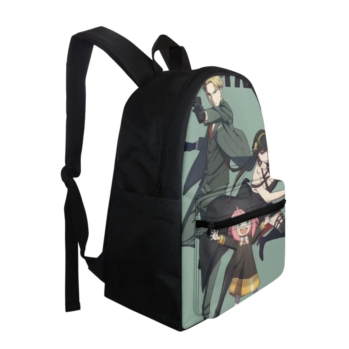 FORUDESIGNS Forger Anya Backpacks Multi Pocket Spy X Family School Bags Students Cute Schoolbag for Class Out Rucksack