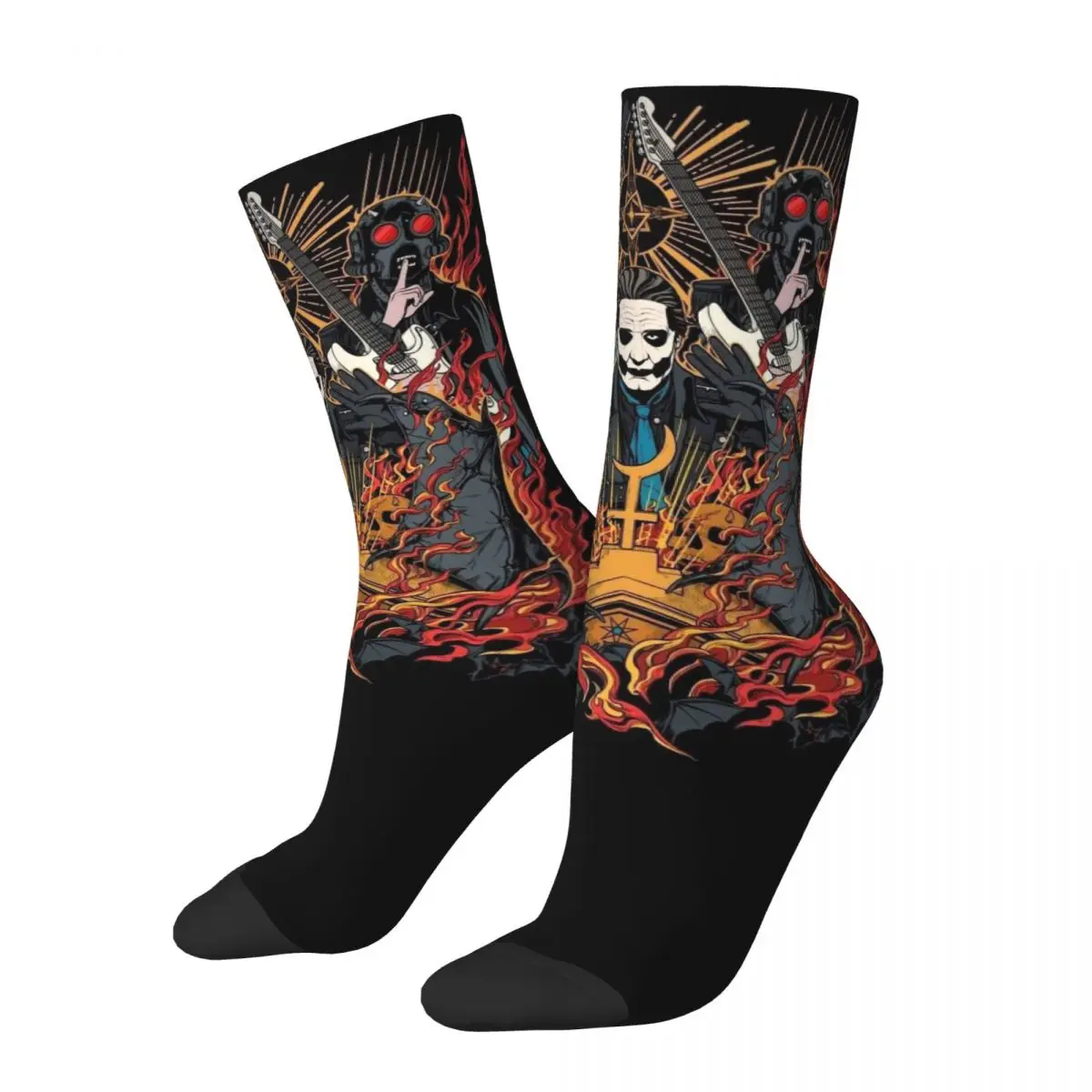 Hip-hop Rock Band Ghost BC Unisex Winter Socks Outdoor Happy Socks Street Style Crazy Sock