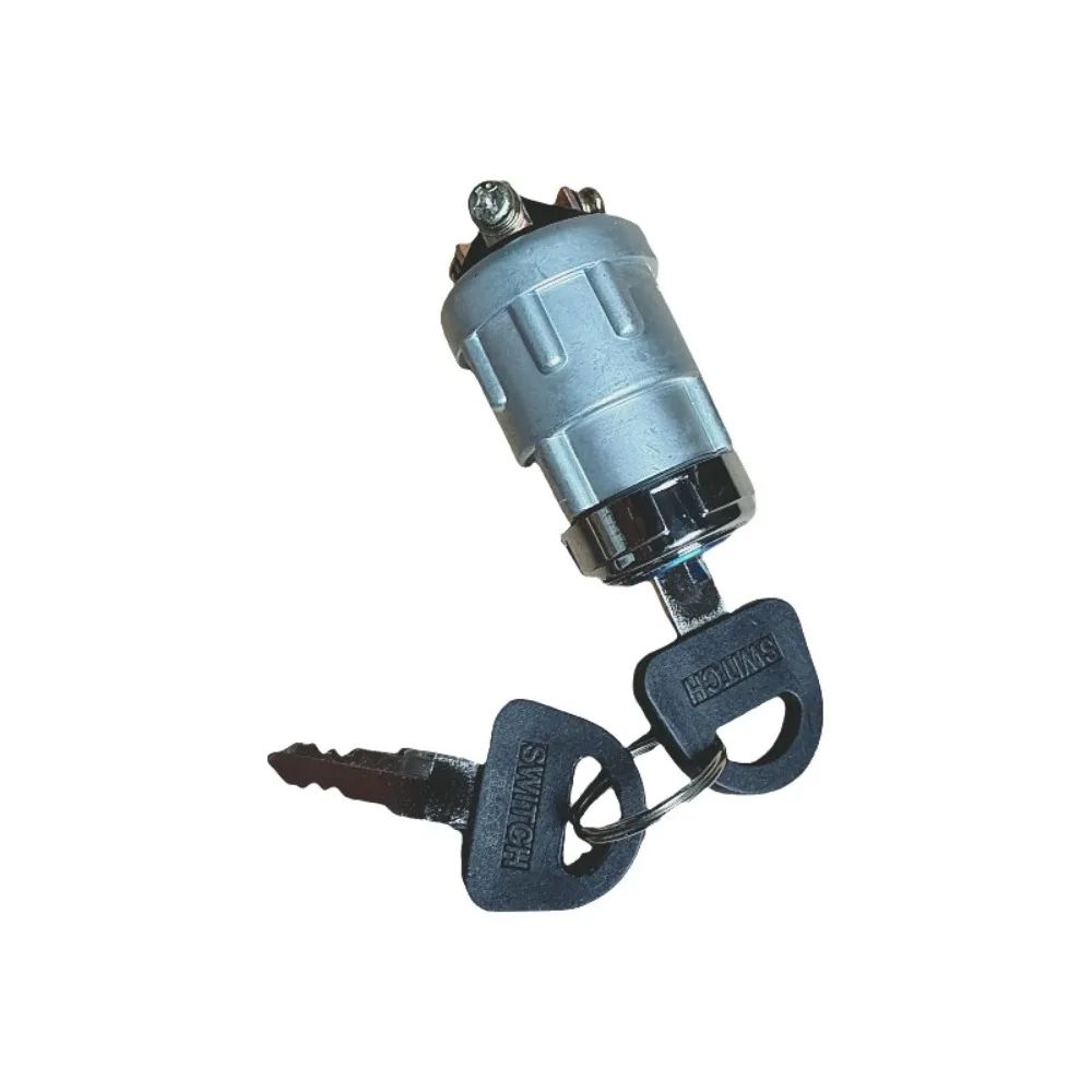 Aluminum alloy Ignition Starter Switch with Key Universal Fit Keyed Ignition Switch Preheat Ignition Switch Truck Accessories