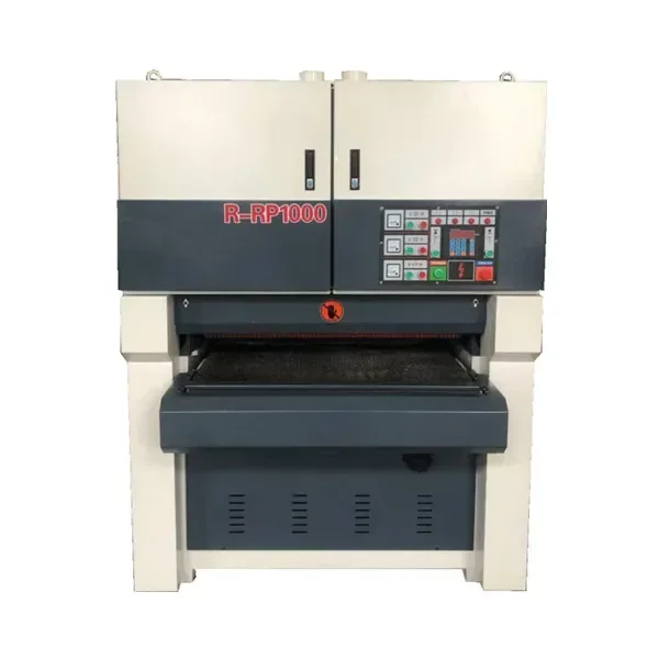 #   Máquina de lixar correia de madeira R-RP1000 de madeira compensada de Mdf para porta de armário quente