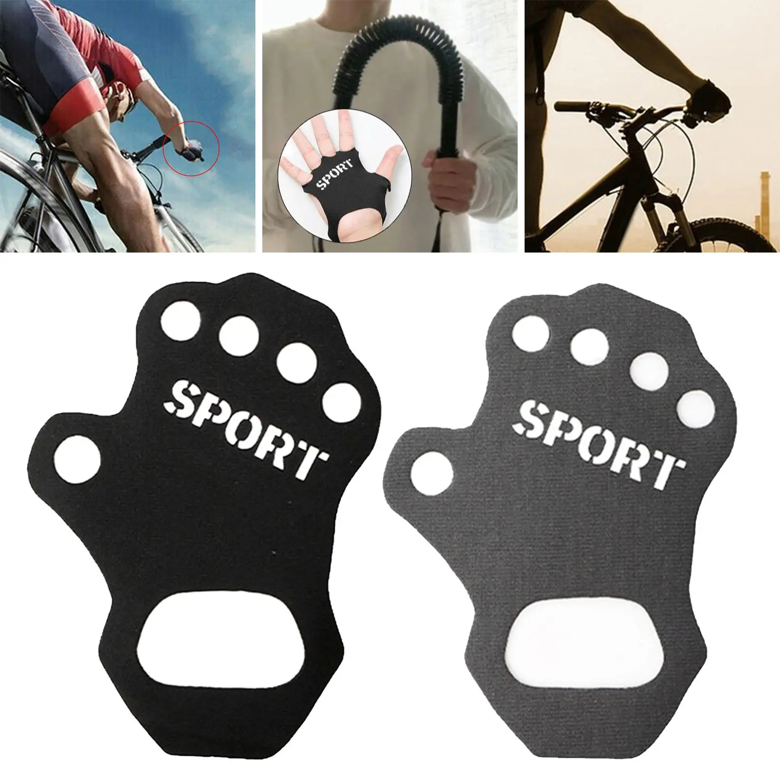 Weight Lifting Glove Anti Wear Exercise Grip Pad for Gym Cycling Fitness