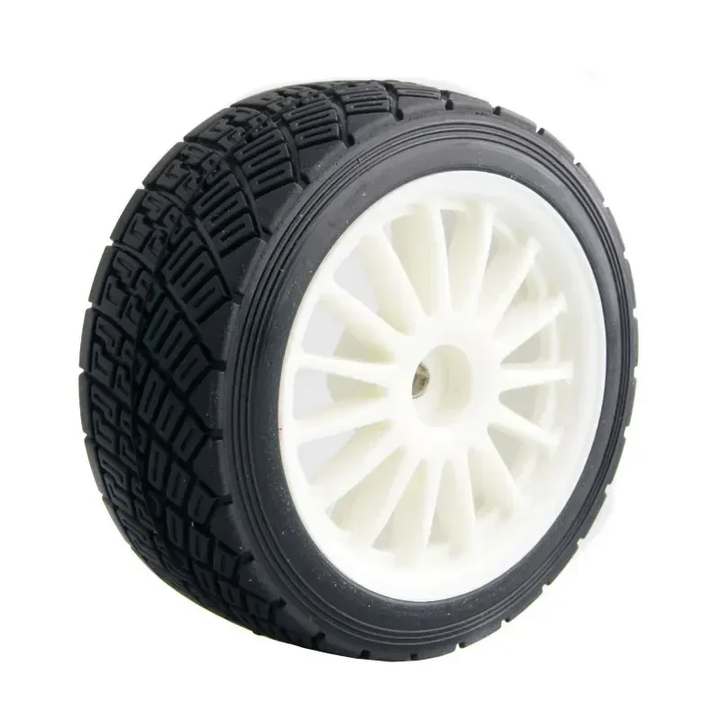 4PCS 2.2 Inch Wheel Rims Hub & 80MM Tires Tyre RC CAR PART RC CAR 1/10 Fit 1:10 HPI WR8 Flux Rally 3.0 110697 94177