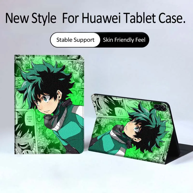 

My H-Heros A-Academys Anime Tablet Case For Huawei MatePad Pro Air 12 X Honor Pad 8 V8 9 13 GT GT2 3 12.6 13.3 Inch