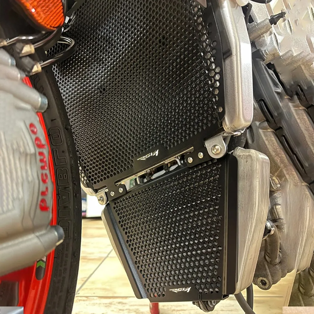 For Aprilia RSV4 1000 APRC RF RR Tuono V4 1000 1100 Factory Motorcycle Radiator Guard Grille Cover Protector Oil Cooler Cover