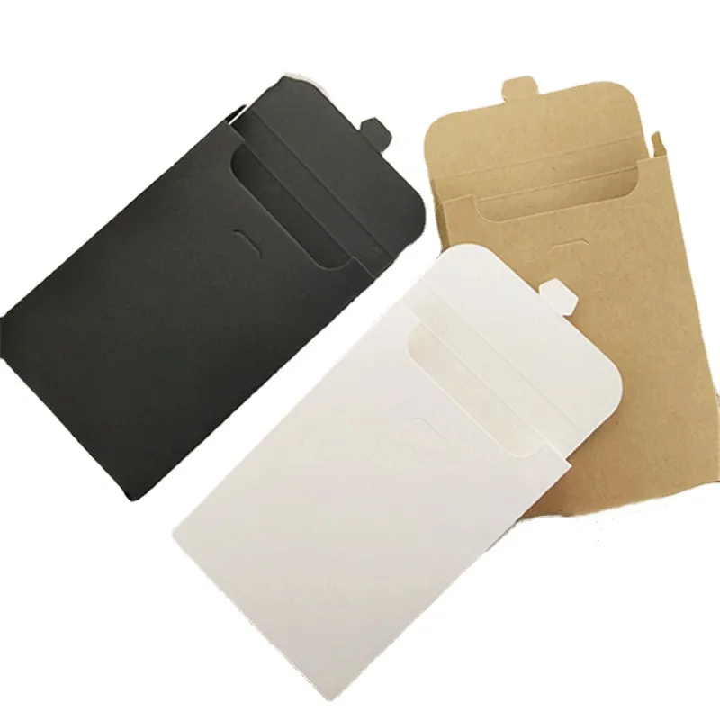 50pcs Multifunction Kraft Envelope Box Blank DIY For Gifts Package Kraft Paper Postcard Boxes Packing Bag Envelope Namecard Box