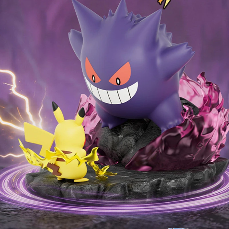 Genuine HOLLYBOX Ultimate Battle Series Diorama Figure Rapidash Charizard VS Pikachu Scene Desktop Display Ornament Trendy Gift view 3