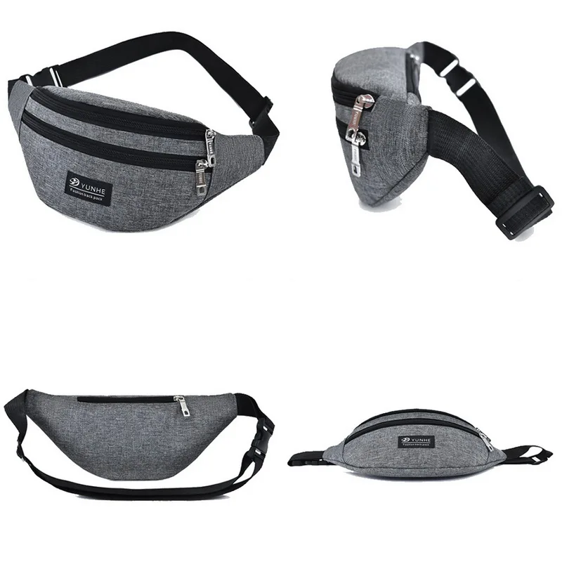 Belt Pouch Belly Banana For Men Women Waterproof Fanny Waist Bag Pack Male Ladies Bum Hip Kangaroo Girl Sport Waistbag Bodybag