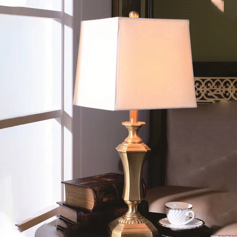 Household Products Brass Lamps Brass Table Lamps Square Table Lamps Deluxe