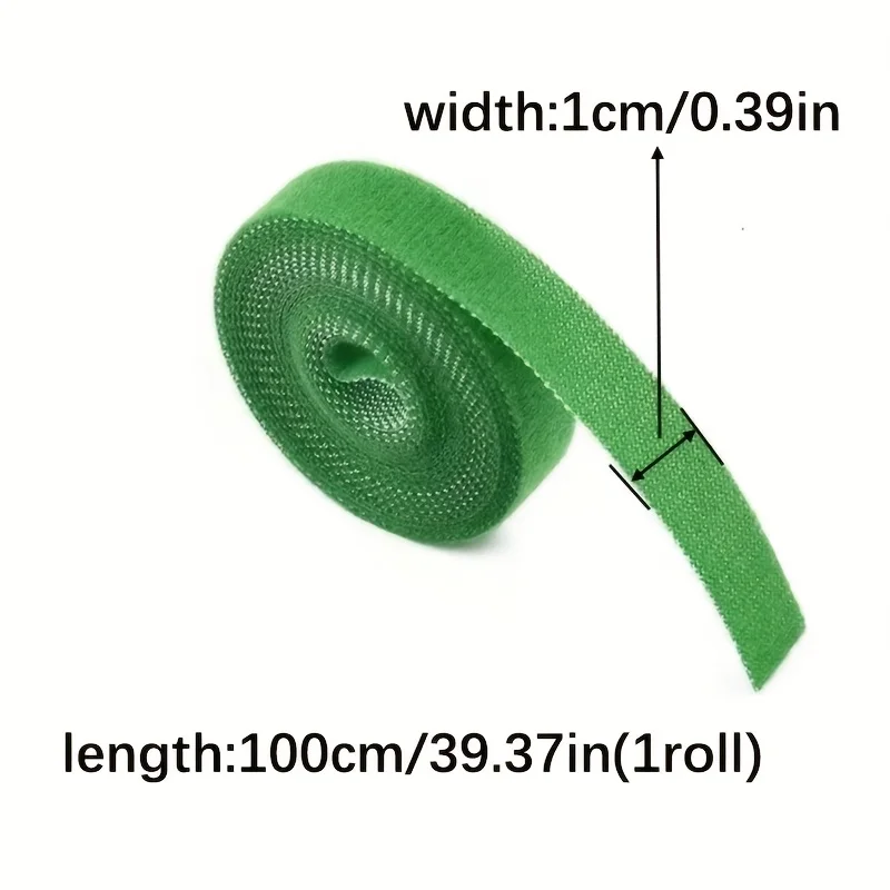 Garden Tape Nylon Cable Tie for Plants Flowers Growing Climbing Reusable Plant Support Hook-and-loop Fastener Garden Accessories