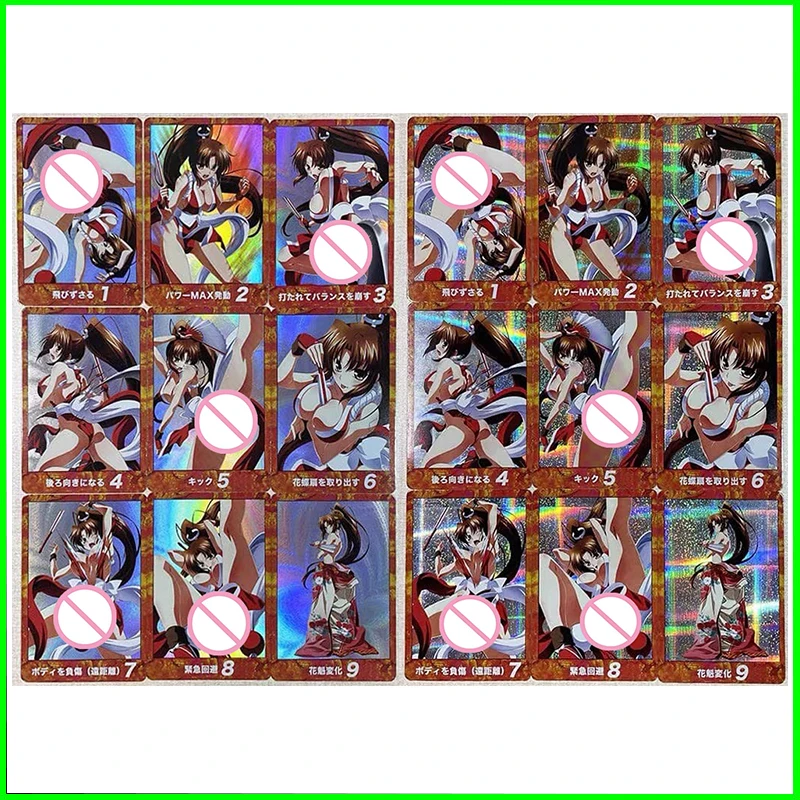 

The King of Fighters Collectible Card Boy Game Toy Board Game Birthday Gift DIY Anime Special Mai Shiranui Premium Holo Card