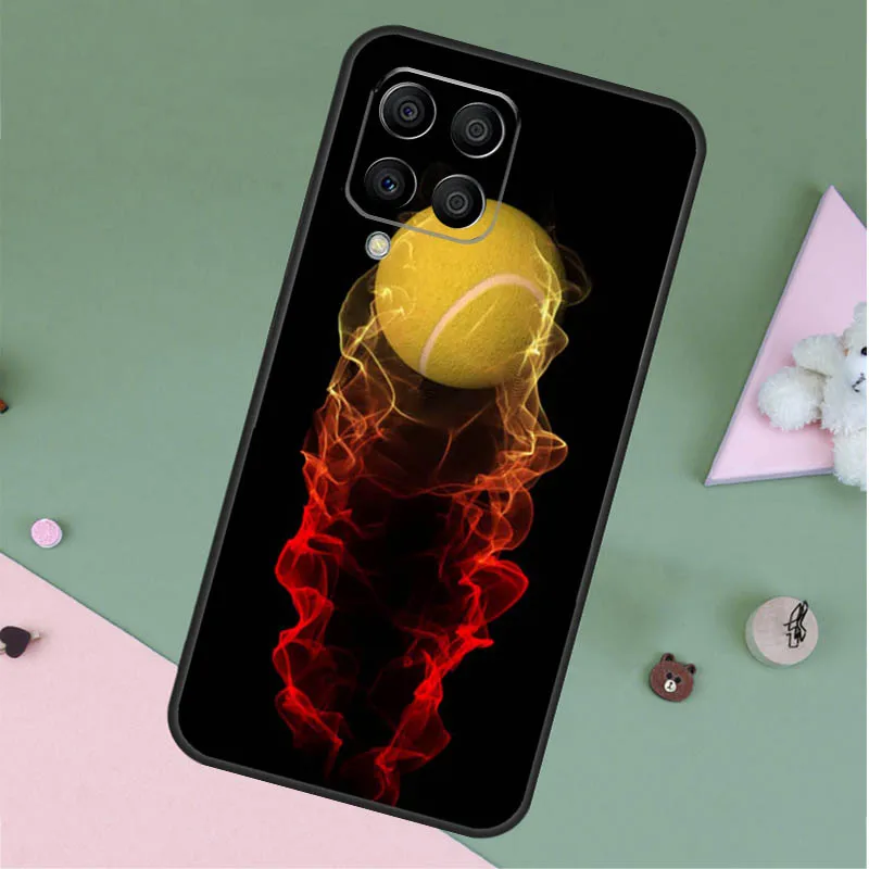 Tennis ball movement Case For Samsung Galaxy M12 M32 M52 M13 M33 M53 M14 M34 M54 M11 M31 M51 M30s M31s M20 Cover