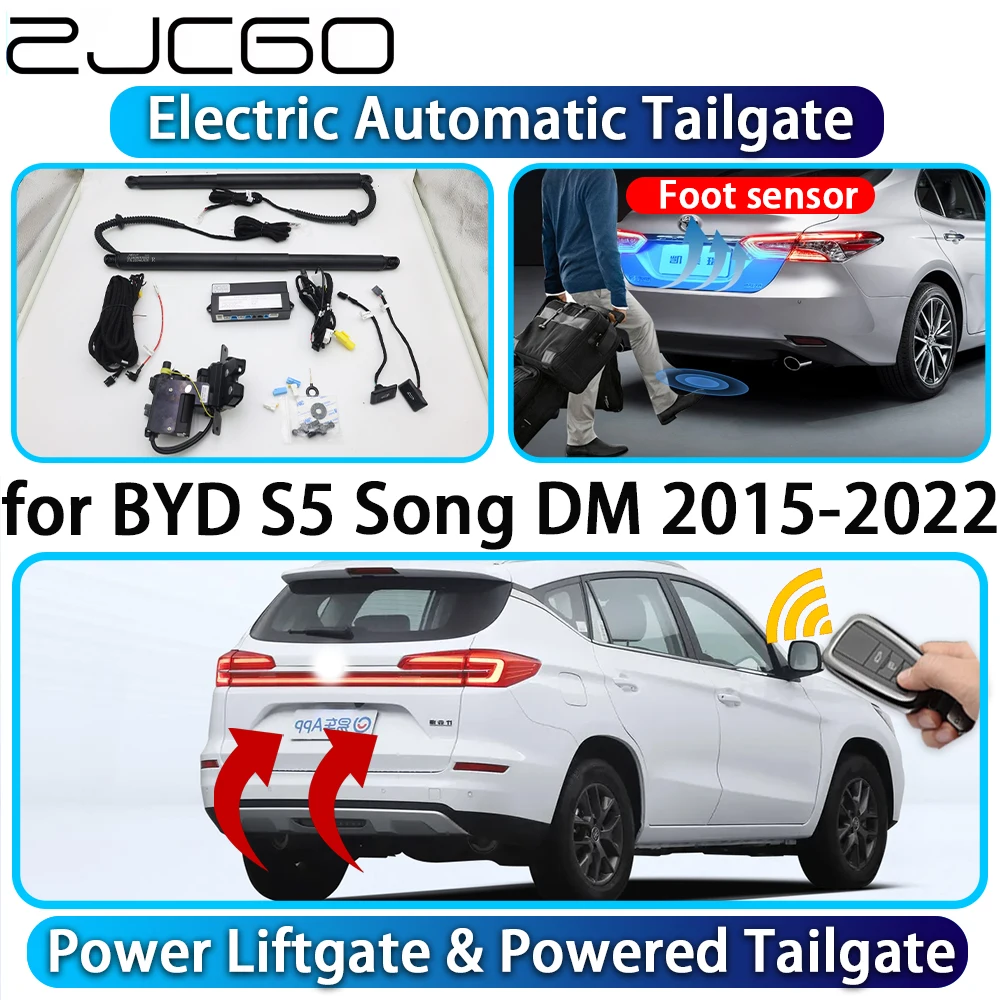 

ZJCGO for BYD S5 Song DM 2015-2022 OEM Automatic Power Liftgate Powered Tailgate Intelligent System Trunk Control Lift Kit