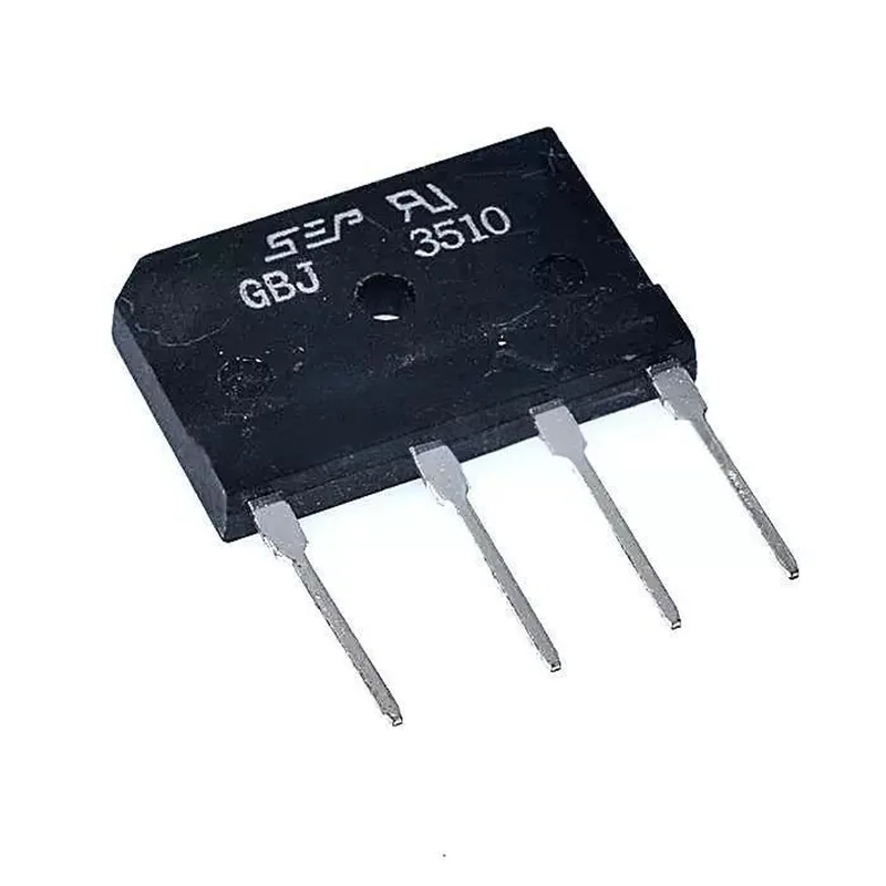 5 قطعة جسر ديود GBJ3510 35A/1000 فولت SEP التعريفي طباخ جسر كومة جسر مسطح المعدل