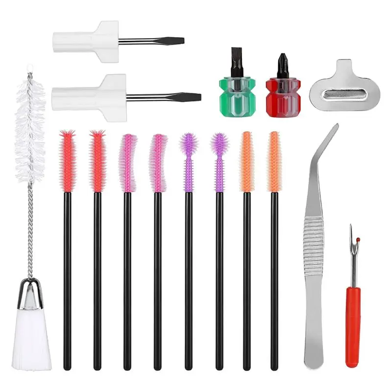 

AUAU-16Pcs Sewing Machine Cleaning Kit, Sewing Machine Crevice Cleaning Tools Including Dual-Head Brush Screwdriver