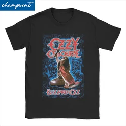 Punk Band Rock Music T-Shirts Men Women Ozzy Osbourne Pure Cotton Tees Round Neck Short Sleeve T Shirts Graphic Printed Tops