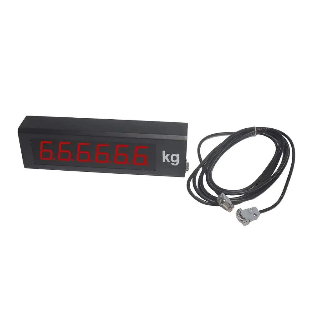 2026/LED remote display with RS232 and RS485 communication to show weight and flow